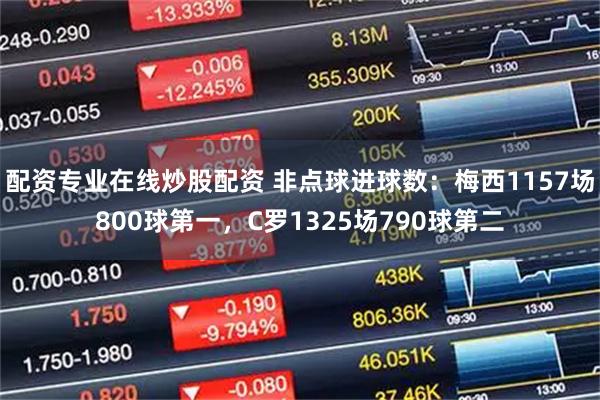 配资专业在线炒股配资 非点球进球数：梅西1157场800球第一，C罗1325场790球第二