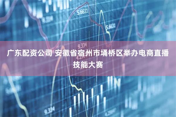 广东配资公司 安徽省宿州市埇桥区举办电商直播技能大赛